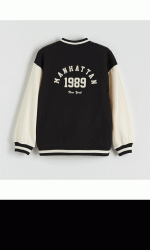 Printed Girls' College Jacket - Image 2