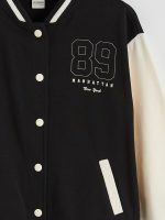 Printed Girls' College Jacket - Image 5