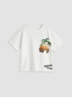 Printed Boys' T-Shirt and Shorts 2-Pack Set - Image 2