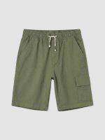 Gabardine Boys' Cargo Shorts