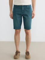 Slim Fit Men's Denim Shorts - Image 2