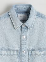 Relaxed Fit Men's Denim Shirt - Image 6