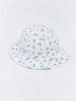 Patterned Baby Girls' Bucket Hat - Image 5