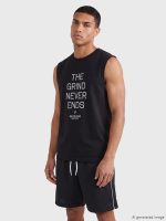 Crew Neck Printed Men's Sleeveless T-Shirt
