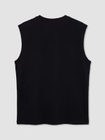 Crew Neck Printed Men's Sleeveless T-Shirt - Image 6