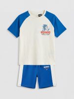 Sonic Printed Boys' T-Shirt and Shorts - Image 4
