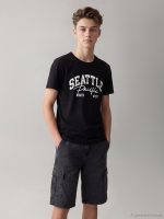 Crew Neck Printed Boys' T-Shirt