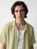 Regular Fit Camp Collar Men's Shirt - Image 3