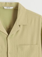 Regular Fit Camp Collar Men's Shirt - Image 6