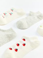 Patterned Women's Trainer Socks 5 Pack - Image 2