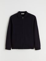 Men's Knitted Cardigan with Polo Collar in a Regular Fit - Image 5