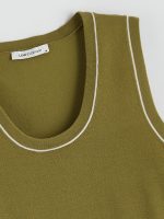 Women's U-Neck Knit Sweater - Image 6