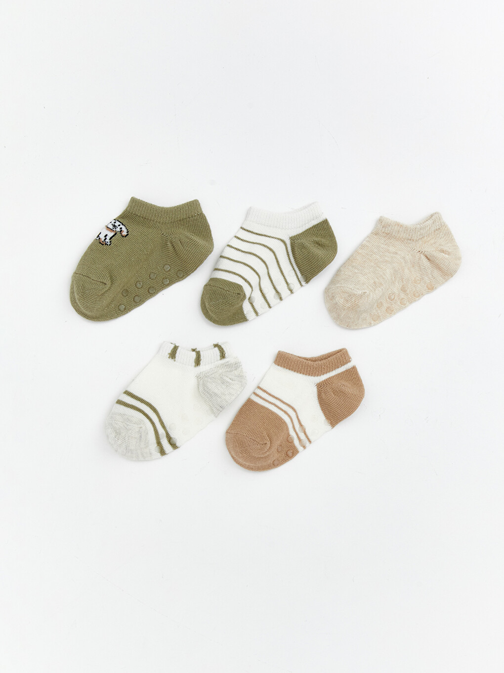 Baby Boys' Trainer Socks 5 Pack