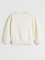 Crew Neck Capyfun Printed Girls' Sweatshirt - Image 4