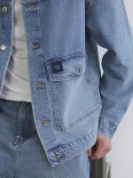 Relaxed Fit Men's Denim Shirt - Image 3