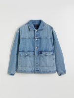 Relaxed Fit Men's Denim Shirt - Image 5