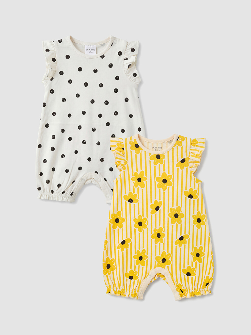 Floral Baby Girls' Jersey Jumpsuit 2 Pack