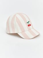 Cherry Embroidered Baby Girls' Cap Hat - Image 2