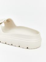 Buckle Detail Thick Sole Women's Slider - Image 5