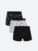 Cotton Stretchy Printed Men's Boxer 3-Pack