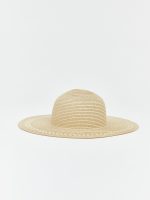 Women's Rattan Fedora Hat