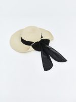 Bow Detail Women's Fedora Hat - Image 3