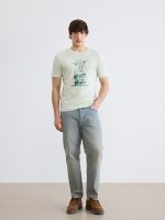 Crew Neck Star Wars Printed Men's T-Shirt - Image 2