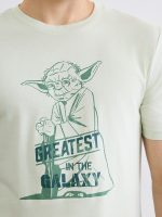 Crew Neck Star Wars Printed Men's T-Shirt - Image 3