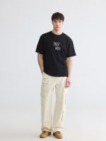 Crew Neck Star Wars Printed Men's T-Shirt - Image 2