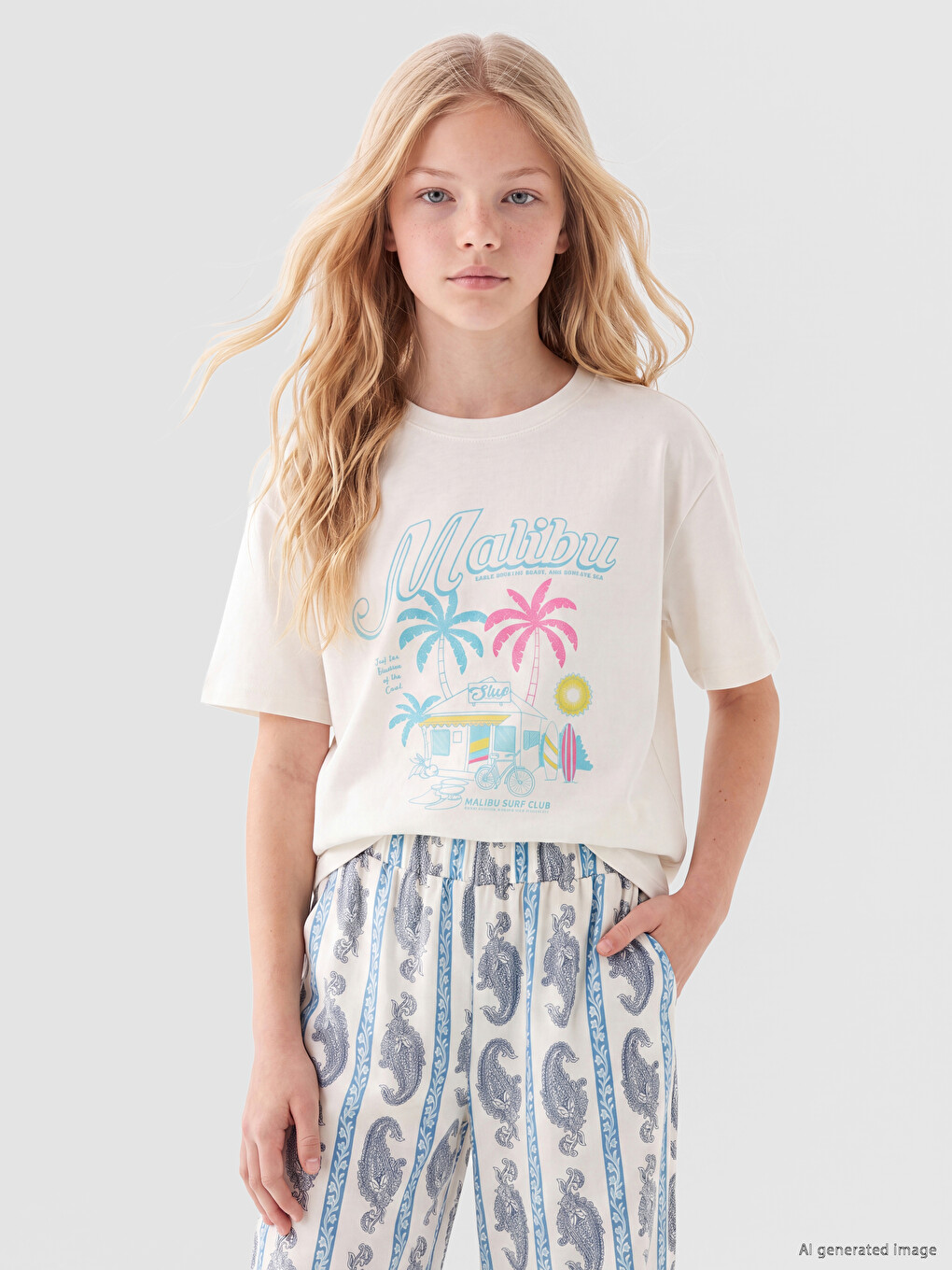 Printed Girls' T-Shirt