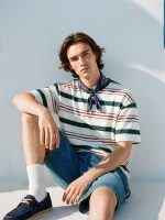 Crew Neck Striped Men's T-Shirt
