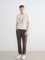 Crew Neck NYC Printed Men's T-Shirt - Image 3