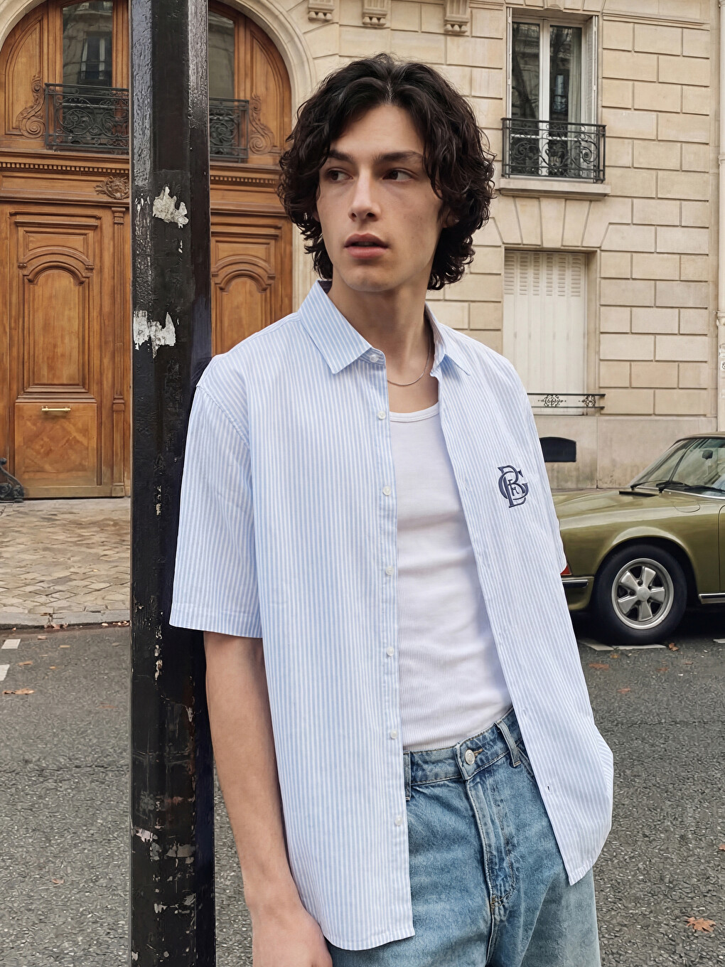 Striped Oxford Men's Shirt