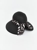 Scarf Detailed Women's Fedora Hat - Image 3