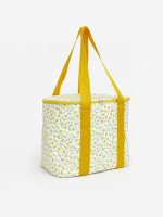 Lemon Printed Zippered Thermal Bag - Image 3