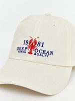 Embroidered Women's Gabardine Baseball Cap - Image 3