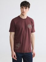 Crew Neck Printed Men's T-Shirt