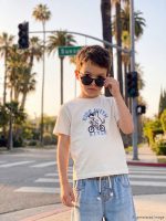 Crew Neck Printed Boys' T-Shirt
