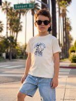 Crew Neck Printed Boys' T-Shirt - Image 2