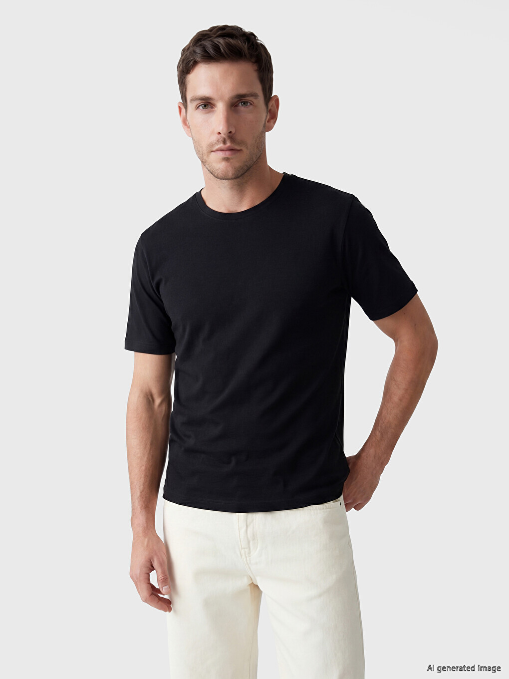Regular Fit Thin Fabric T-shirt