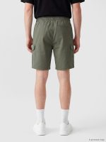 Man Khaki Cargo Shorts - Image 4
