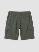 Man Khaki Cargo Shorts - Image 6