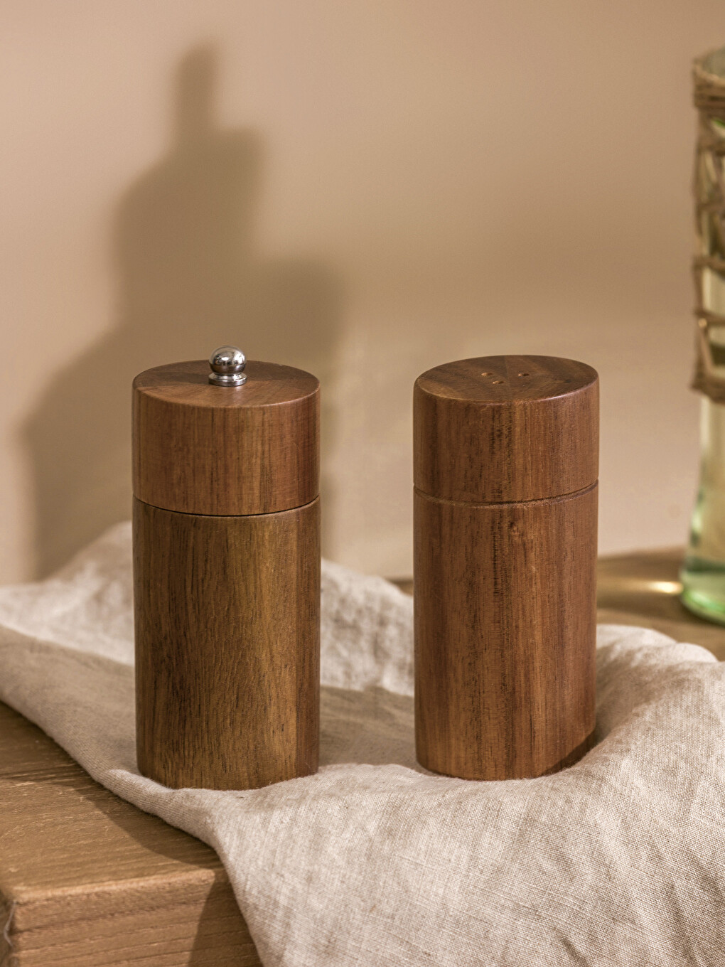 Wooden Salt and Pepper Shakers