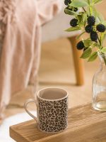 Leopard Patterned Porcelain Mug 290 ml - Image 2