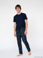 Regular Fit Plaid Men's Pyjamas Bottoms