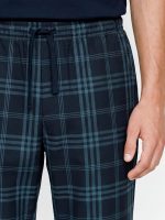 Regular Fit Plaid Men's Pyjamas Bottoms - Image 3