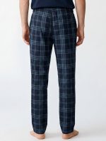 Regular Fit Plaid Men's Pyjamas Bottoms - Image 4