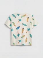 Crew Neck Printed Boys' T-Shirt 3-Pack - Image 7