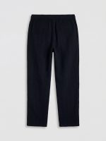 Regular Fit Linen-Look Men's Trousers - Image 5