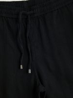 Regular Fit Linen-Look Men's Trousers - Image 6